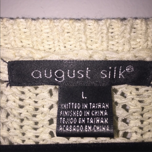 August Silk cream boho one button cardi Large - Picture 2 of 6